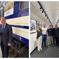 Trenul de artă ucrainean „Courage of a Nation” ajunge în Europa. România, printre următoarele destinații