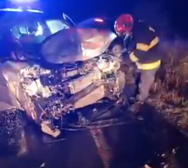 FOTO/VIDEO/ULTIMA ORĂ: Mașini PRAF după un accident între Copșa Mică și Mediaș