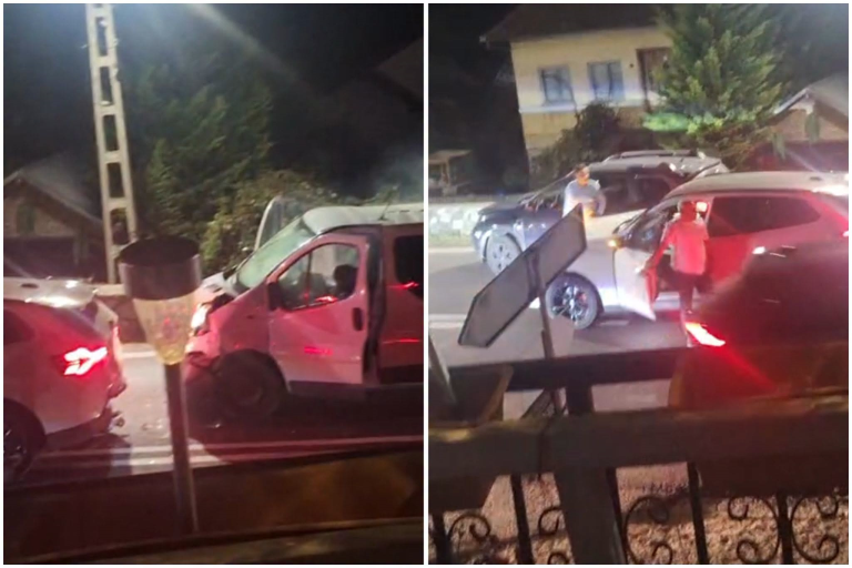 FOTO: Accident pe Valea Oltului. Trafic blocat pe sensul Vâlcea-Sibiu