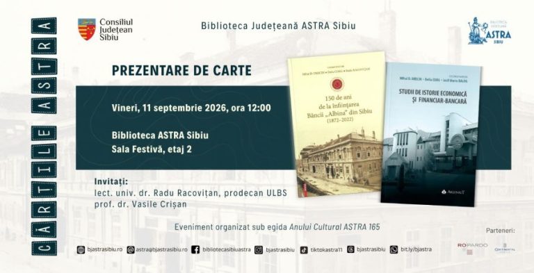 Prof. univ. dr. Mihai D. Drecin vine la Biblioteca ASTRA