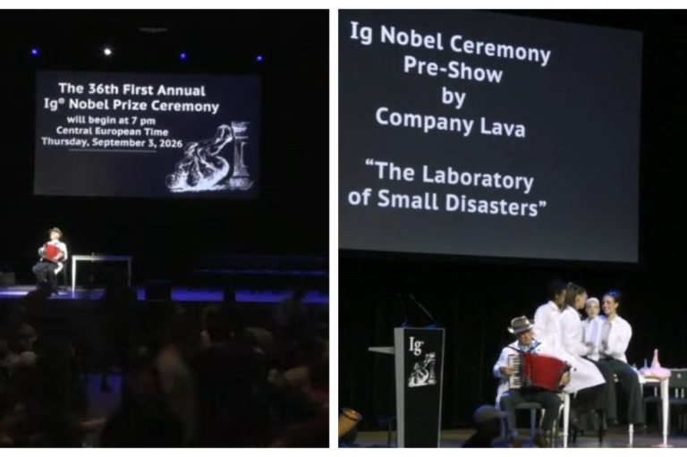 Premiile Ig Nobel 2026: chiloți îngropați, șerpi veninoși și pisoare anti-stropire, premiate la Zürich