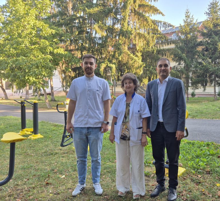 FOTO: Un nou medic în echipa Spitalului de Pneumoftiziologie Sibiu. Accent pe recuperarea respiratorie