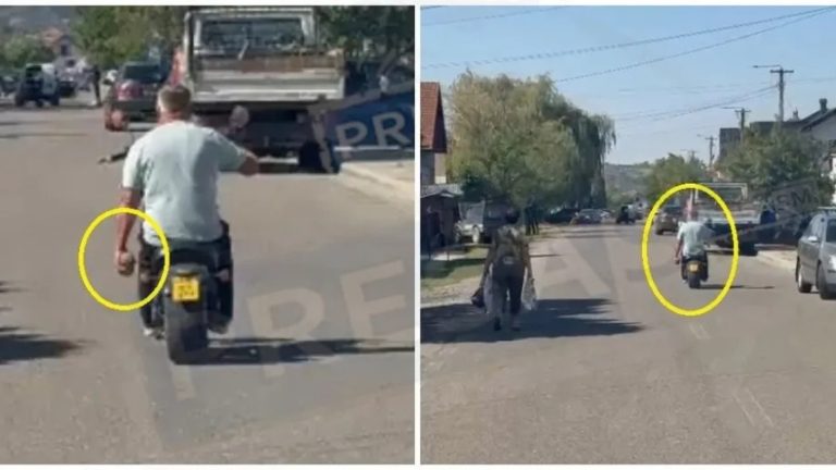 VIDEO: Viceprimar, pericol MORTAL. A transportat sub braț un obuz ÎNCĂRCAT