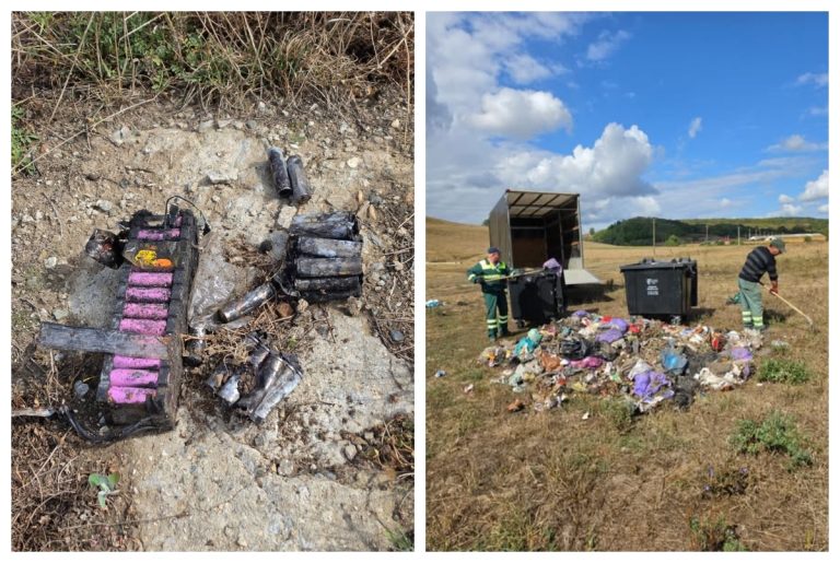 Un acumulator de trotinetă electrică, aruncat la gunoi, a provocat un incendiu la o autospecială de salubrizare. Incidentul a avut loc în zona Agnita