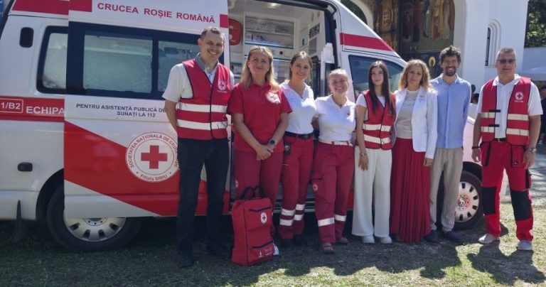 Serviciul de Ambulanță Crucea Roșie Filiala Sibiu, la jumătatea primului an de activitate
