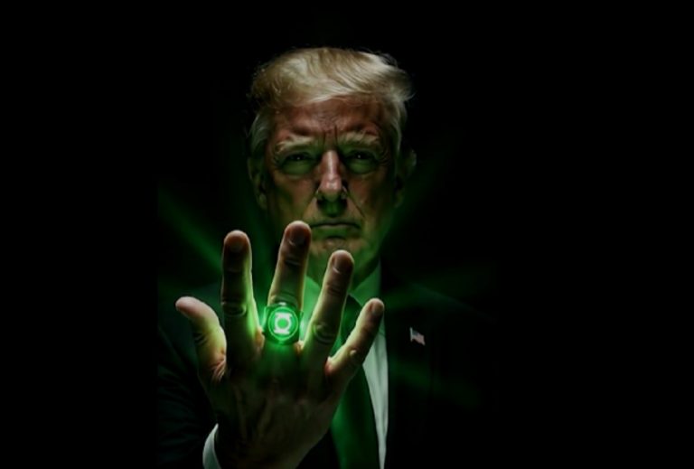 Trump, transformat, de Casa Albă, în…Green Lantern. Videoclipul, generat cu AI, îl prezintă drept „protectorul Americii”