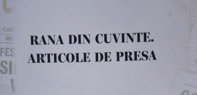 Pr. Constantin Necula: „Rana din cuvinte”. Un exercițiu pentru neuitare