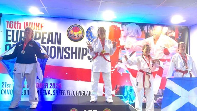 Șura Mică face legea în karate-ul european! 3 medalii de aur aduse de la Sheffield