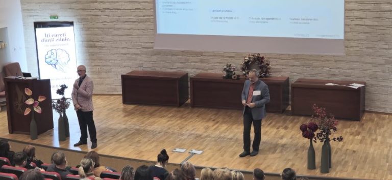 Adrian Bratu și Dorin Boabeș au adus „Sănătatea mintală” în Aula Magna a Facultății de Medicină din Sibiu