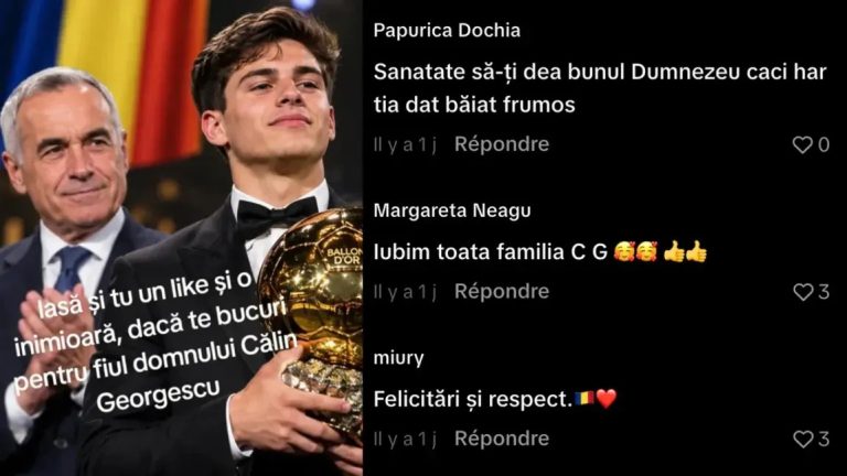 FOTO: Fiul lui Călin Georgescu, câștigător al Balonului de Aur! ȚEAPĂ EPOCALĂ pentru internetul suveranist