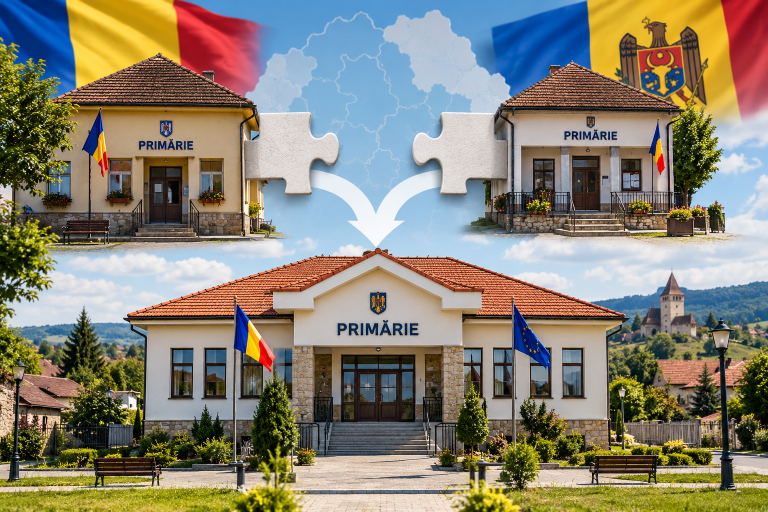 România vrea să reducă numărul primăriilor, oferind bani pentru comasare. Republica Moldova a început deja. În Sibiu, 13 comune ar putea intra în discuție