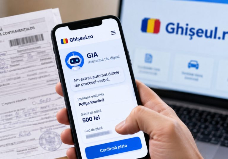Ai primit amendă? Faci o fotografie și ai scăpat de drumurile la ghișeu! Noua funcție care simplifică plata