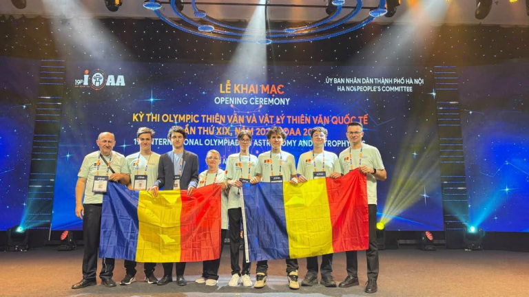 FOTO: România, triumf la Olimpiada Internațională de Astronomie și Astrofizică! 5 elevi, 5 medalii