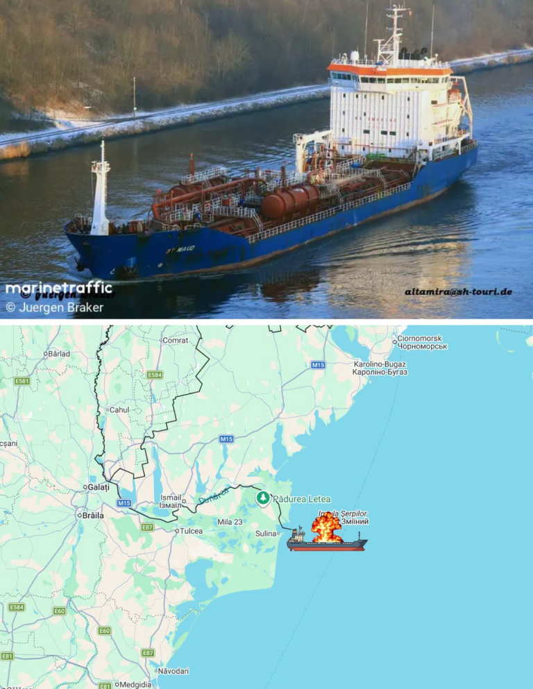 ULTIMA ORĂ: ATAC cu drone în Marea Neagră! Petrolier ÎN FLĂCĂRI în apele românești