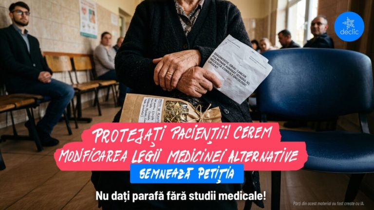 Cancerul și promisiunile de vindecare: pericolul terapiilor alternative care pot întârzia tratamentul medical. A fost lansată o petiție online