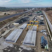 Autostrada A1 Margina-Holdea: lucrările la structuri au ajuns la un progres fizic de aproximativ 70%