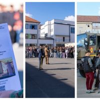 Elevii unui liceu din Sibiu au descoperit ce presupune o carieră militară, în cadrul unui proiect dedicat Armatei României