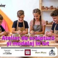 Atelier de sculptură și modelaj în lut pentru copii, la Sibiu. Cei mici își pot crea propriile figurine