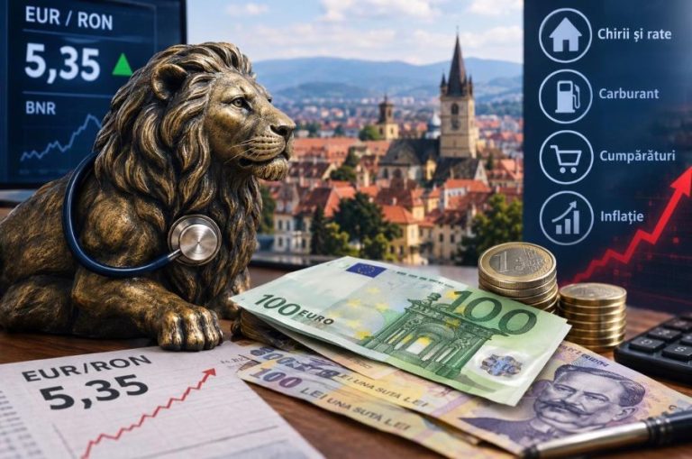 Cu leul la cardiolog: Ce înseamnă cursul de 5,35 EUR/RON pentru economia locală?