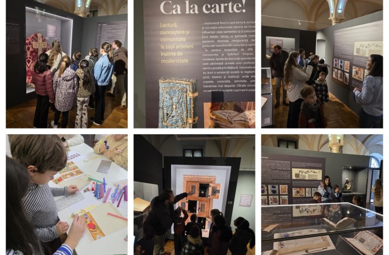 Copiii au descoperit secretele cărților medievale, la Muzeul Brukenthal din Sibiu. Atelier creativ, organizat de Sibiu Junior