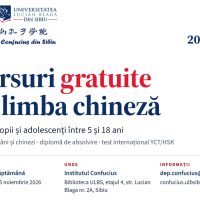 Sibiu: Cursuri gratuite de limba chineză, pentru copii și adolescenți Înscrieri până pe 30 octombrie