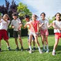 children are having fun