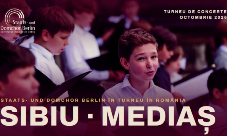 Corul de Stat și al Domului din Berlin concertează la Sibiu, Biertan și Mediaș -  Cătălin Mureșan, organizatorul evenimentului: "Vă așteptăm cu drag la un eveniment inedit, în premieră în România. Intrarea este liberă"