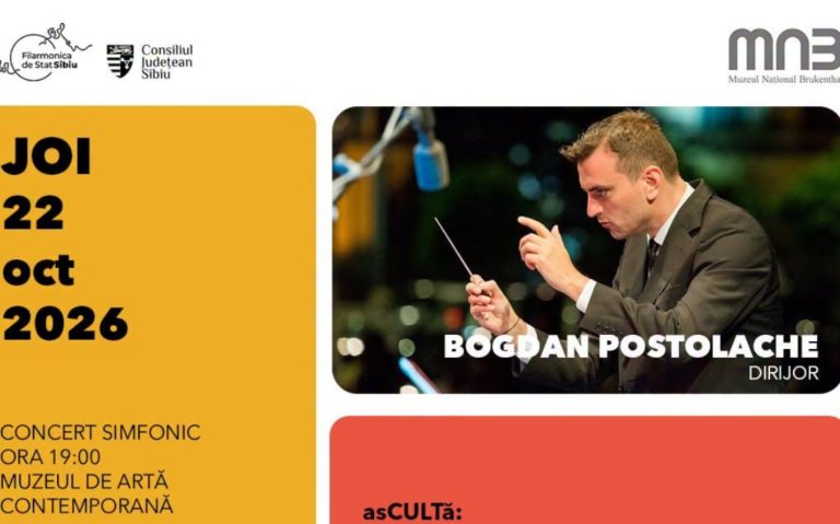 Sibiu: Concert simfonic, la Muzeul de Artă Contemporană. Patru compozitori celebri, într-o seară dedicată muzicii clasice