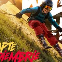 Sibiu: Concurs de schi și snowboard, pe iarbă udă, la Păltiniș Arena