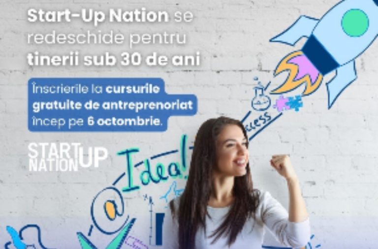 Start-Up Nation 2026: înscrierile la cursurile gratuite de antreprenoriat încep pe 6 octombrie. Sunt disponibile 17.600 de locuri