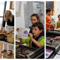 Ateliere de hârtie manuală și tipografie, la Muzeul Brukenthal din Sibiu, în programul „Săptămâna Altfel”